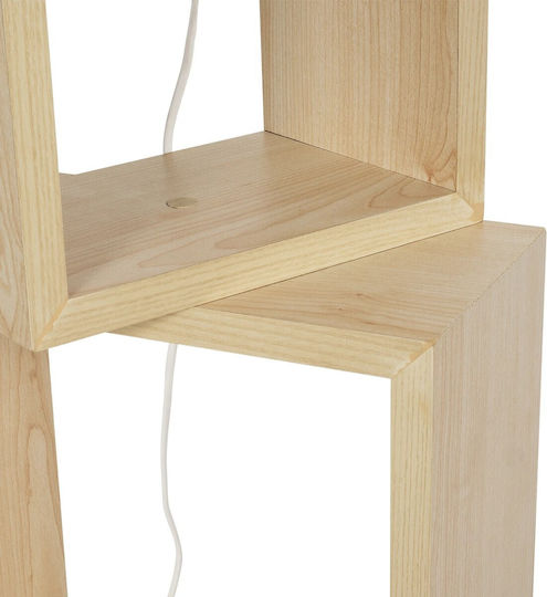 GloboStar Lumo Floor Lamp H155xW37cm. with Socket for Bulb E27 Beige