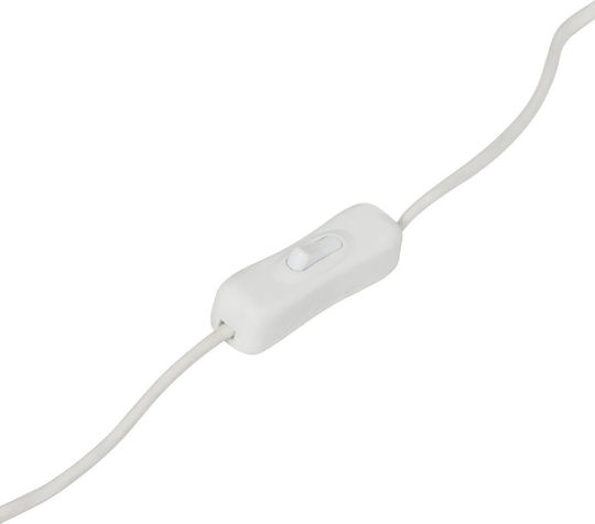 GloboStar Lumo Floor Lamp H155xW37cm. with Socket for Bulb E27 Beige