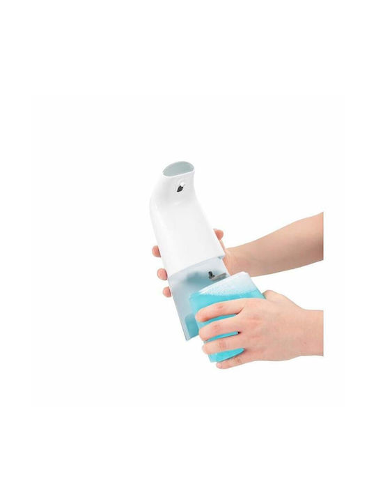 Dispenser Dozator Bucătărie Plastic cu Distribuitor Automat Alb 250ml