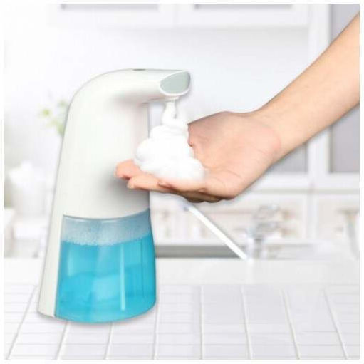 Dispenser Dozator Bucătărie Plastic cu Distribuitor Automat Alb 250ml