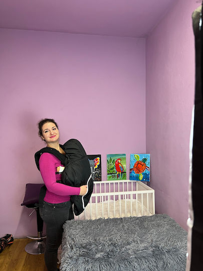 Много дебел калъф слинг кенгуру ерго раница черен 0-1 година