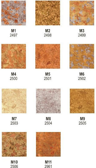 Metallic Copper Flakes Gold-Green 100ml Pentart M10