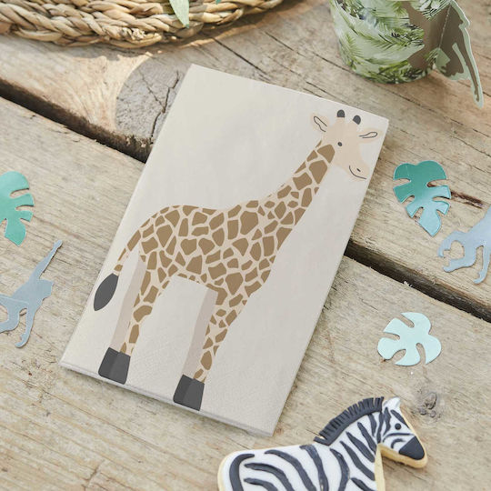 Giraffe Χαρτοπετσέτα Φαγητού 16τεμ
