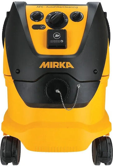Mirka 1230 Прахосмукачка За Течности / Твърди 1200W с Пластмаса Контейнер 30лт