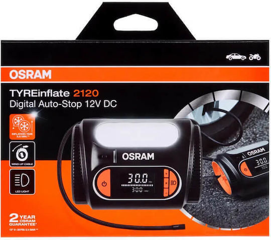 Osram Tire Pumpe TYREinflate mit Kabel 12V