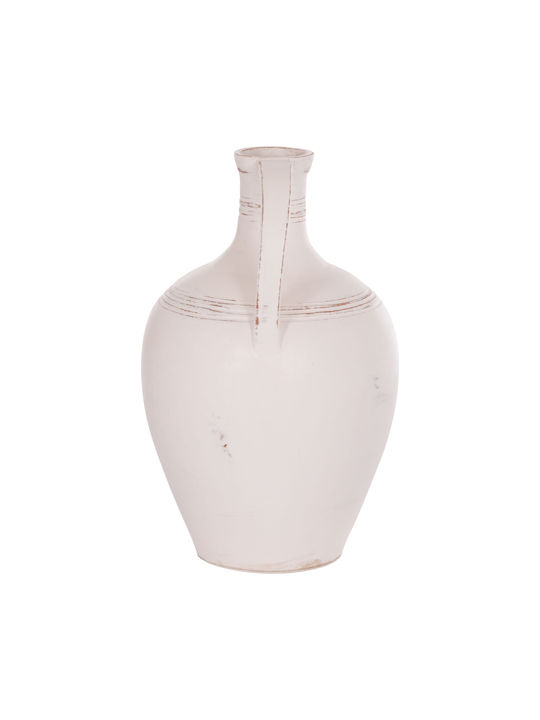 HomeMarkt Decorative Vase Feax White 35x35x58cm