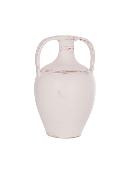 HomeMarkt Decorative Vase Feax White 35x35x58cm