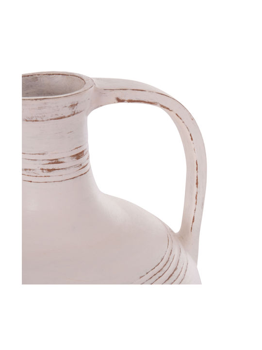 HomeMarkt Decorative Vase Feax White 35x35x58cm