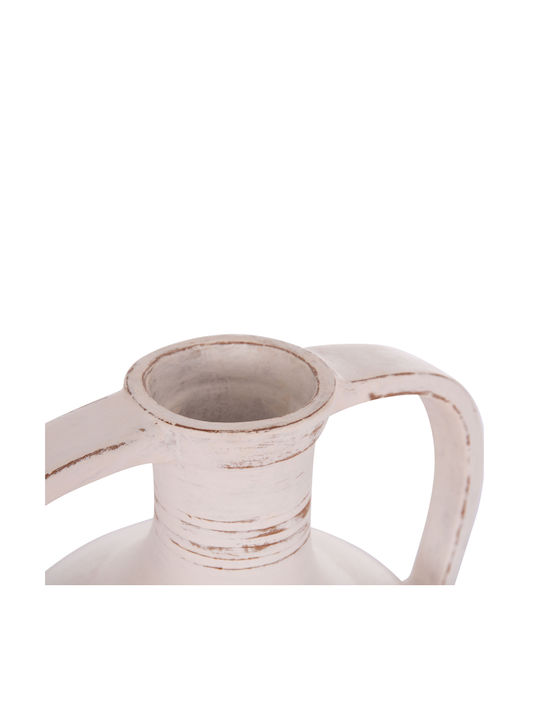 HomeMarkt Decorative Vase Feax White 35x35x58cm