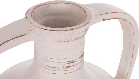 HomeMarkt Decorative Vase Feax White 35x35x58cm