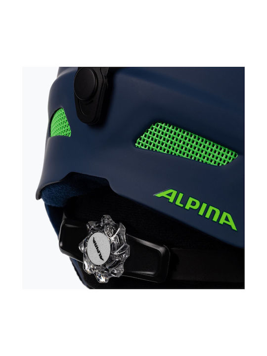 Alpina Biom Κράνος για Σκι & Snowboard σε Μπλε Χρώμα