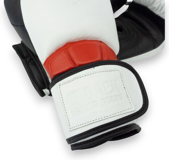 Chosen Boxing Gloves Leather for Competition White