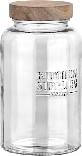 Estia ALLURE Lebensmittelglas mit Deckel Glas Transparent 2000ml