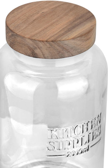 Estia ALLURE Lebensmittelglas mit Deckel Glas Transparent 2000ml