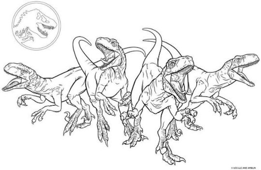 Drawing Pad 40 Sheets Jurassic 23*33cm + Stickers + Stencil + 2 Coloring Pages Diakakis 572011