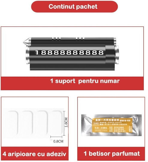 Placă de parcare temporară