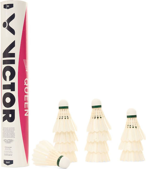 Victor Queen Speed 77 Feathers Badminton 12Stück