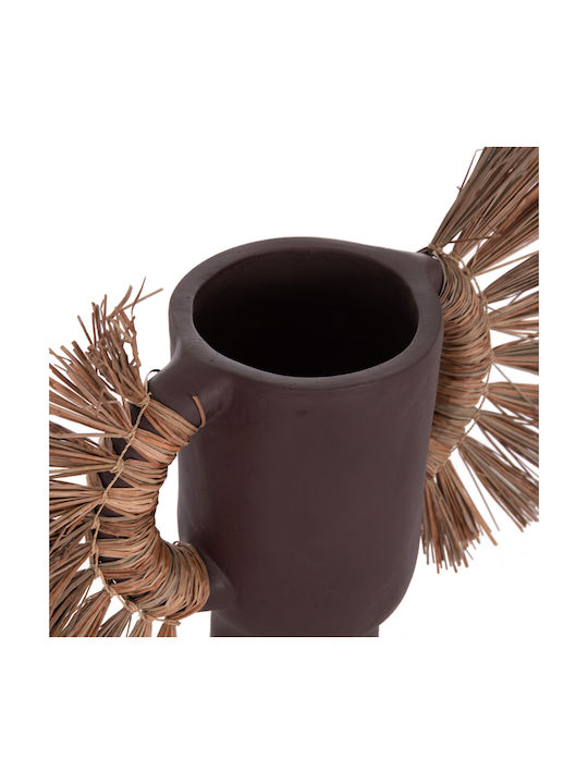 HomeMarkt Decorative Vase Alica Brown 55x19x34cm