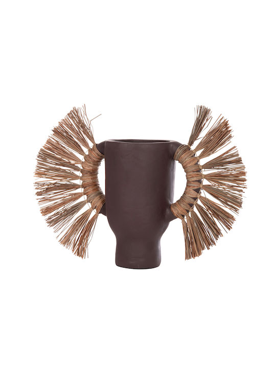 HomeMarkt Decorative Vase Alica Brown 55x19x34cm