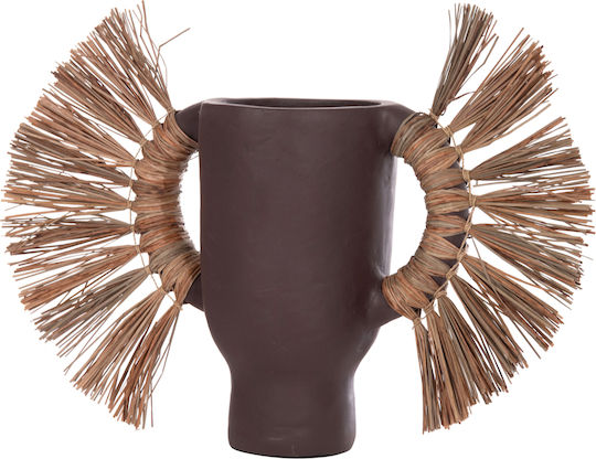 HomeMarkt Decorative Vase Alica Brown 55x19x34cm