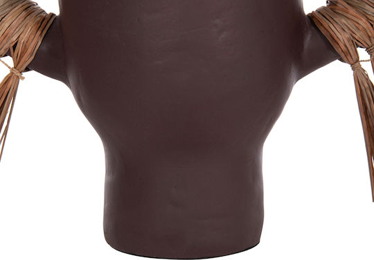 HomeMarkt Decorative Vase Alica Brown 55x19x34cm