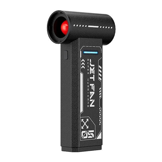 Suflantă de aer portabilă Piramidă Indicator baterie Ventilator turbo 130000 Putere 180W 3000 mAh