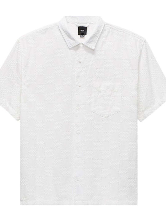 Short-sleeved Cotton Shirt Ecru
