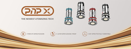 Voopoo Pnp-x Pod Tank Verdampfer für Elektronische Zigaretten RTA 5ml Grey 3301