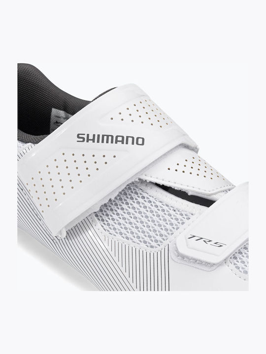 Shimano Sh-tr501 Unisex Low Triathlon Cycling Shoes White