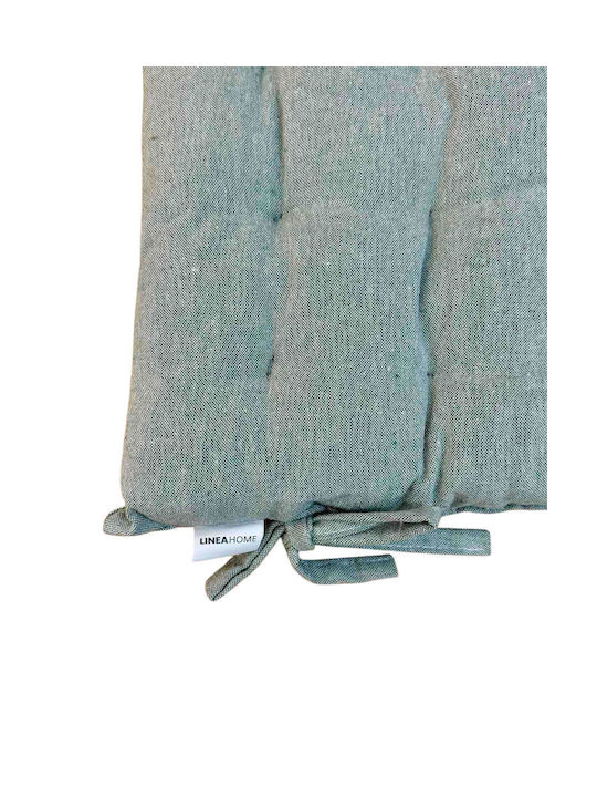 Linea Home Garden Chair Cushion Green 40x40cm