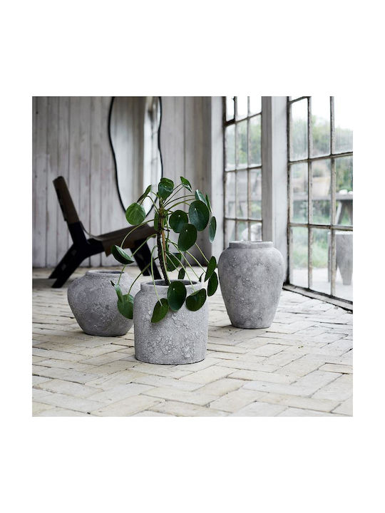 Muubs Decorative Vase Gray 28x28x28cm