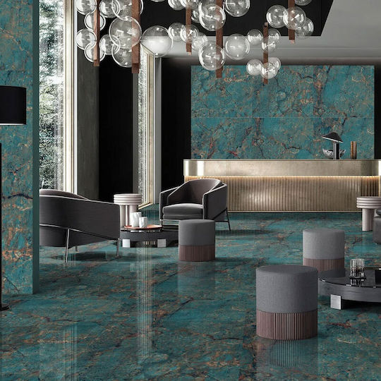 Rollza Floor Interior Matte Tile 120x60cm Aqua