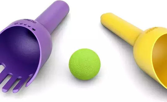 Set pentru copii: lopățică, greblă și minge de plajă violet Bibio