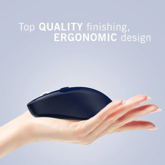 Alcatroz Airmouse Duo 6R Ασύρματο Bluetooth Ποντίκι Slate