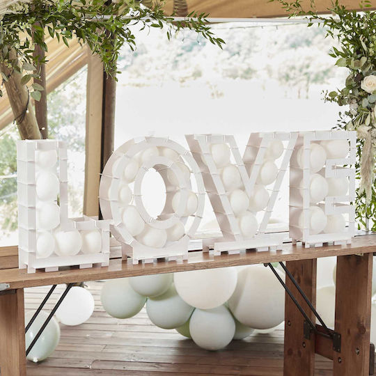 Love Frame Μπαλονιών Σετ 4 Τεμ