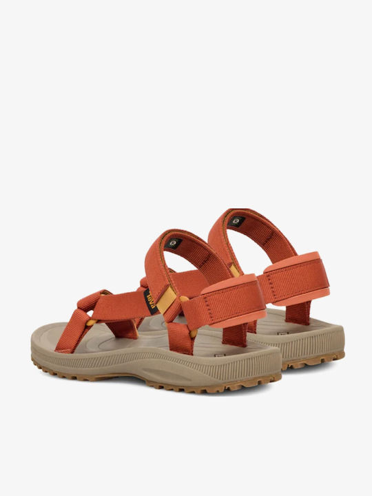 Winsted Flache Damen Sandalen Sportlich Rote