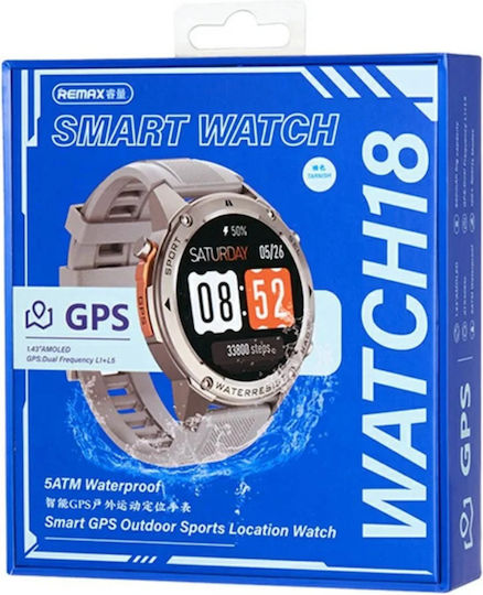 Remax Watch 18 Aluminiu (Argintiu)