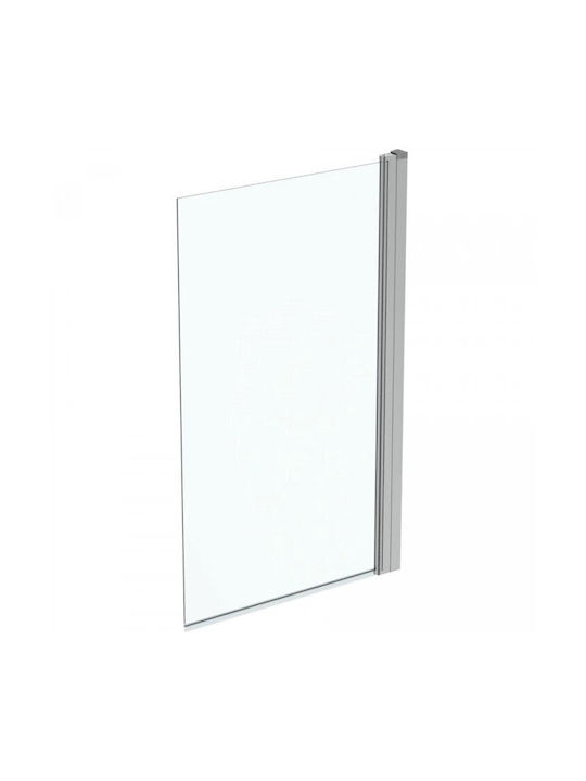 Ideal Standard Connect Σταθερό Πλαϊνό Μπανιέρας 80x140cm Clear Glass