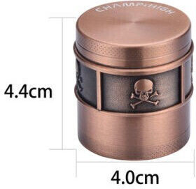 Champhigh Totenkopf Grinder 4-teilig 40mm Kupfer