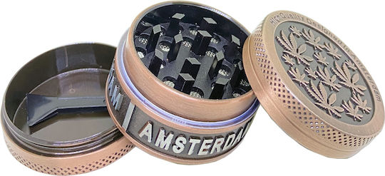 Metall Tabak Grinder 3 Schichten mit Sieb Durchmesser 38mm Gr50