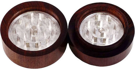 Greengo Grinder din Lemn 57mm 2 Părți
