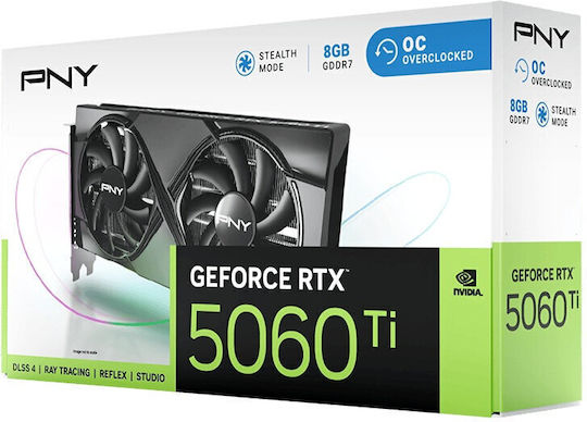 PNY GeForce RTX 5060 Ti 8GB GDDR7 Dual Fan OC Κάρτα Γραφικών
