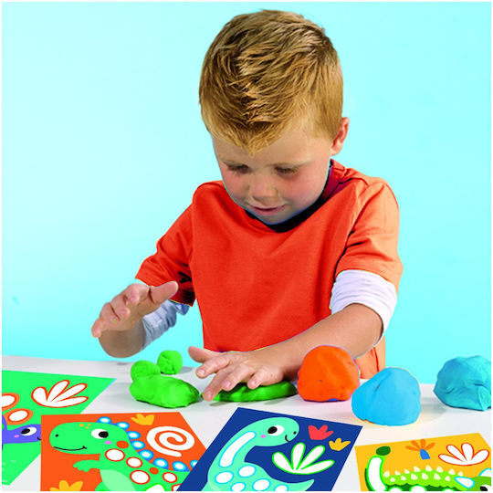 Ses Creative Plasticine - My First Game - Dough Activity Cards Dinos For 1+ Years 3pcs