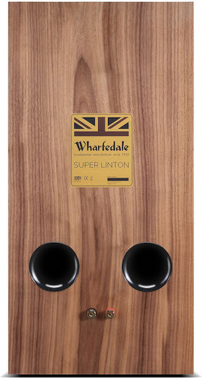 Wharfedale Super Linton mit Ständern Paar Hi-Fi Lautsprecher Boden 200W 3 Anzahl von Fahrern B24.6xT29.5xH36cm. Walnut