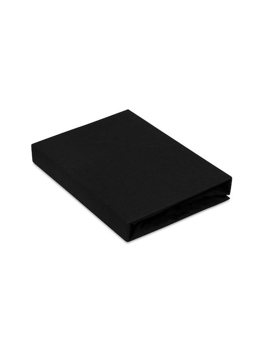 Matex Σεντόνι King Size με Λάστιχο 190x210εκ. Black_48