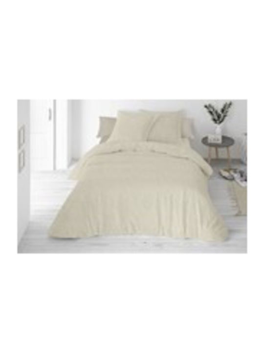 Matex Bettbezug-Set Einzelbett mit Kissenbezug 160x200 Linen