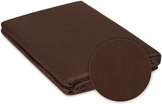 Matex Σετ Παπλωματοθήκη Βαμβακερή 140x200cm Μονή με Μαξιλαροθήκη Brown_18