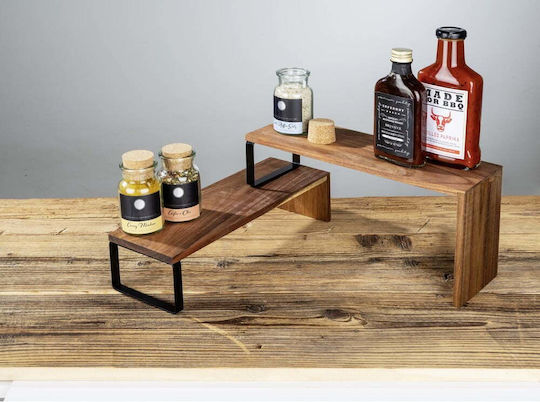 Wenko Wooden Tabletop Base 36cm Brown