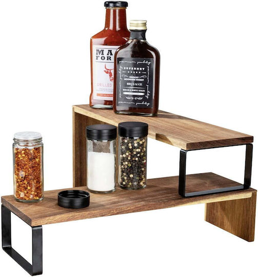 Wenko Wooden Tabletop Base 36cm Brown