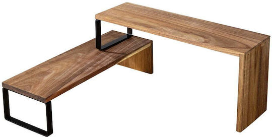 Wenko Wooden Tabletop Base 36cm Brown
